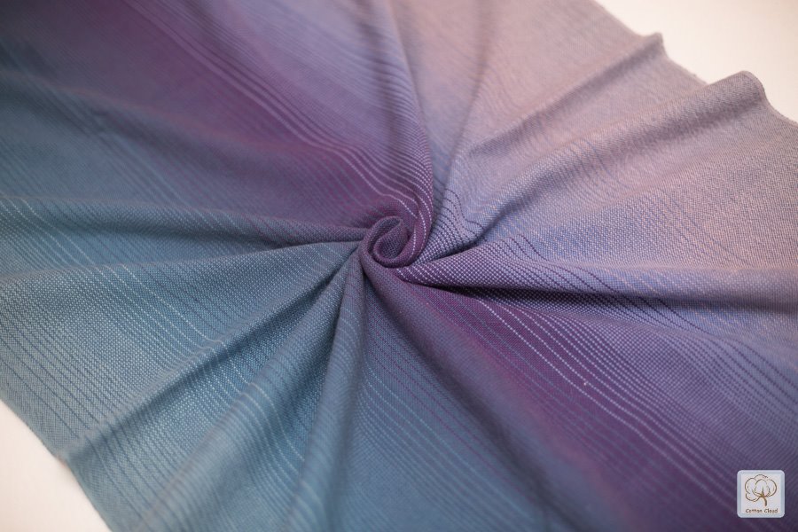 Cotton Cloud Gradation Vesper Wrap (mulberry silk) Image