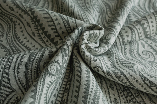 Cotton Colors slings Sentosa Black Sea Wrap (merino, silk, cashmere) Image