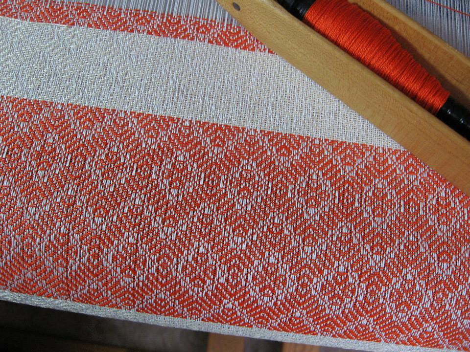 Warped & Wonderful Natural Storm's Eye with Tangerine stripes on the tails Wrap  Image