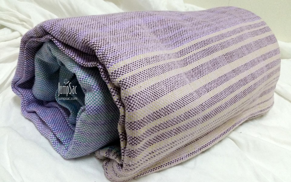 JumpSac Baby small stripe Solace Wisteria Wrap  Image