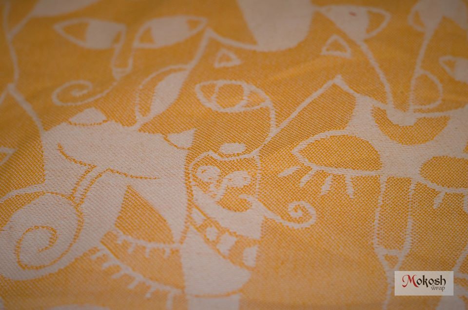 Mokosh-wrap Meow Tropic Wrap (cashmere) Image