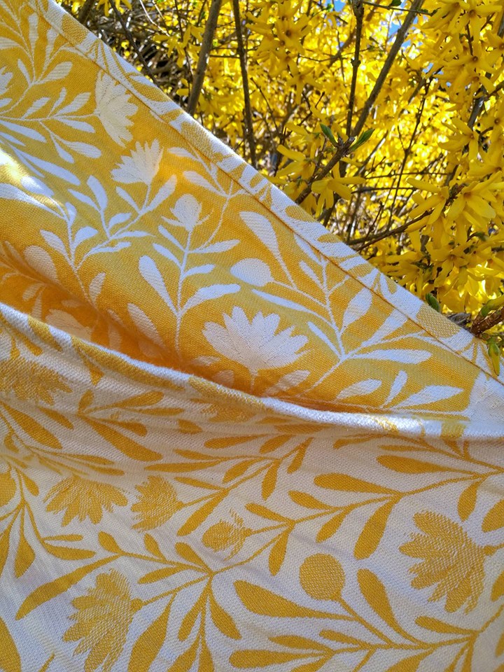 Kaami Slings Blomen Sommerblom Wrap (schappe silk, bamboo viscose) Image
