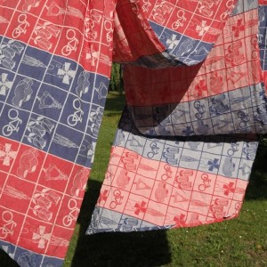 Yaro Slings Dutch Tiles Blue&Red Wrap  Image