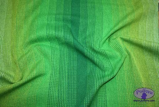 Pollora stripe Handwoven Green Smoothie Wrap  Image