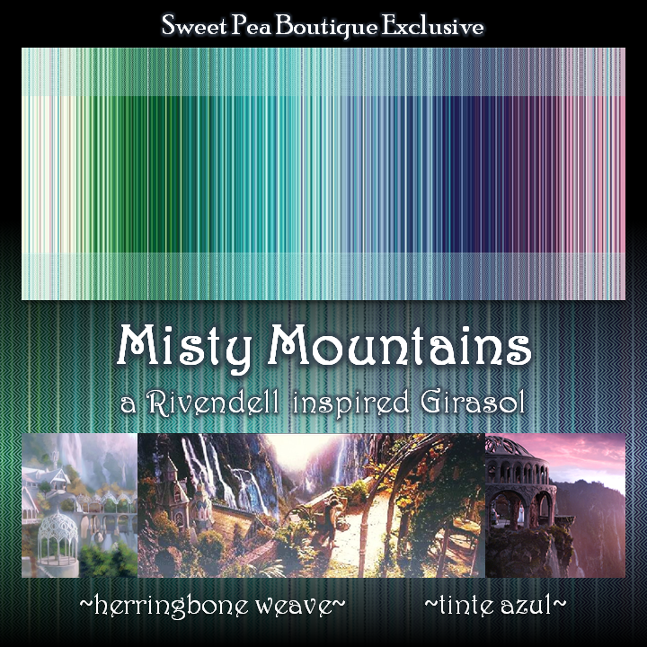 Girasol Herringbone Weave Misty Mountain Wrap  Image