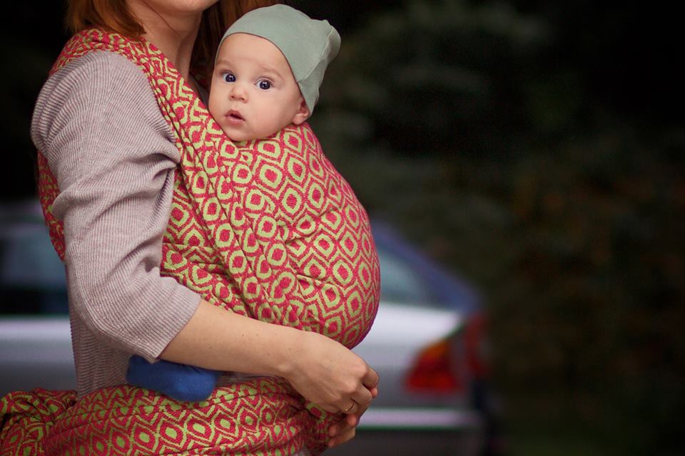 KindsKnopf MiNazar pink Spot Wrap (viscose, linen) Image