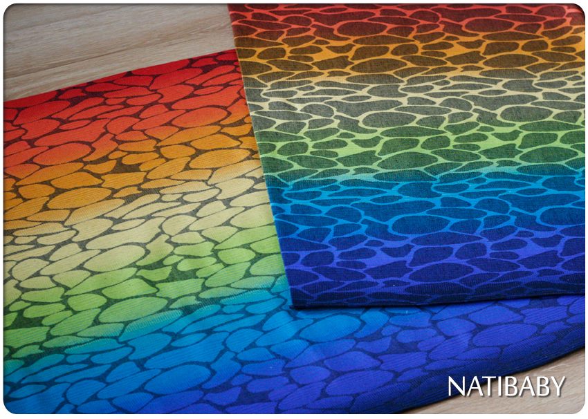 Natibaby Rainbow Ripple Black (лен) Image