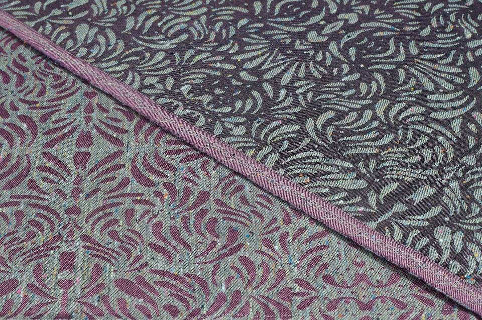 Lovaloom Petalon Berry Confetti Wrap (wool, viscose, silk) Image