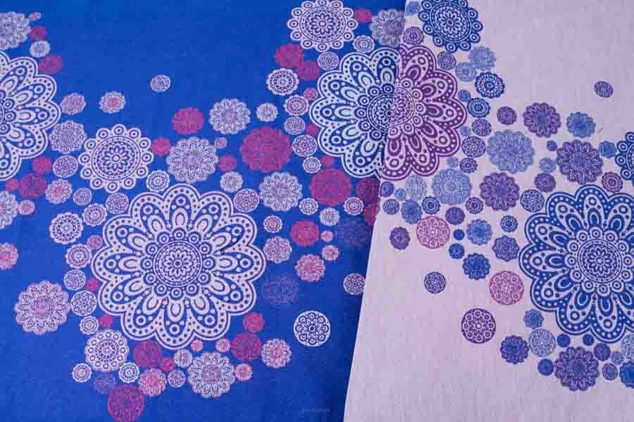 Tragetuch Natibaby Ornament Circle Lazur Glitter (polyester) Image
