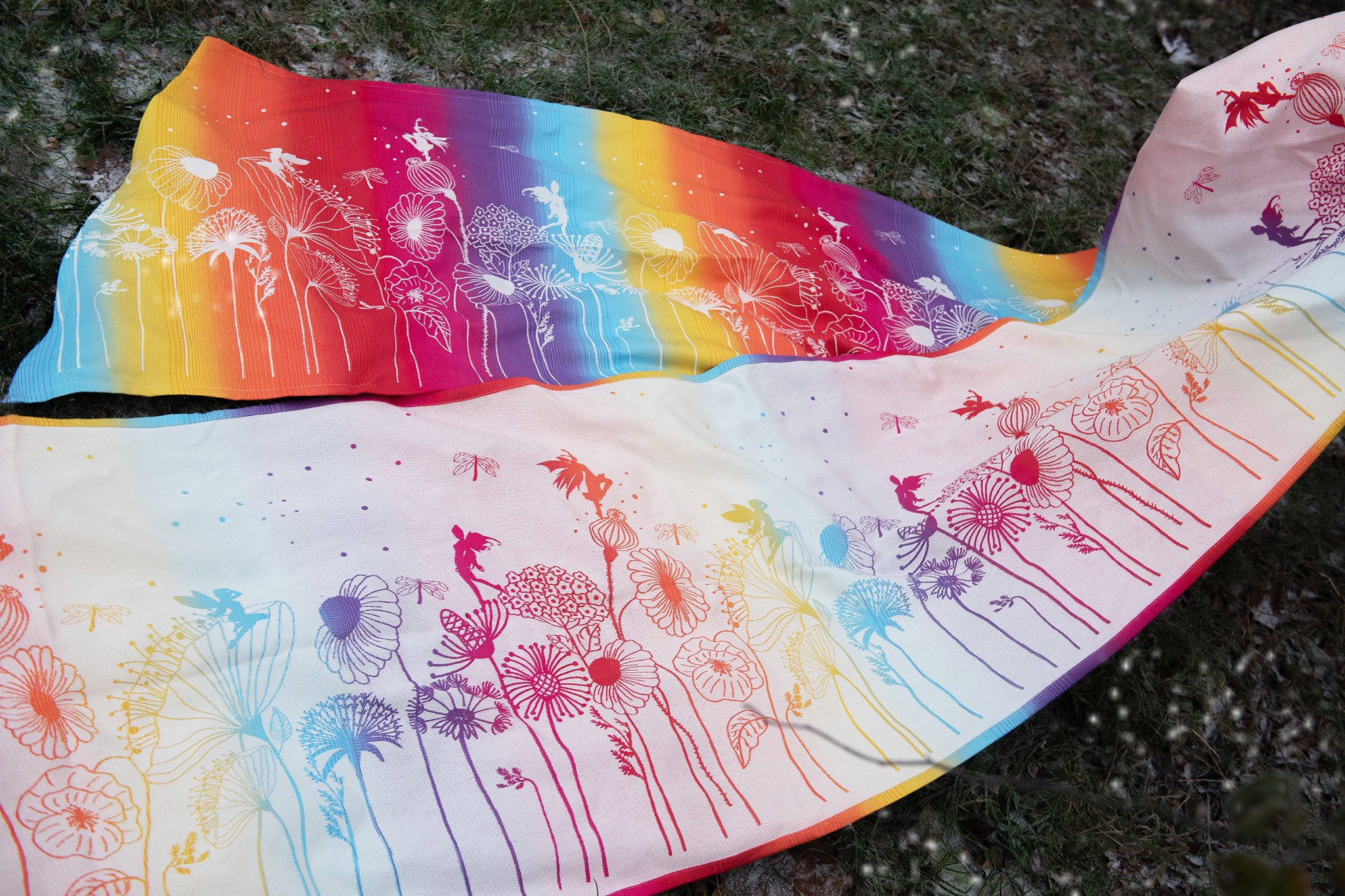 Sari sling Magic Of The Wild Meadow   Image