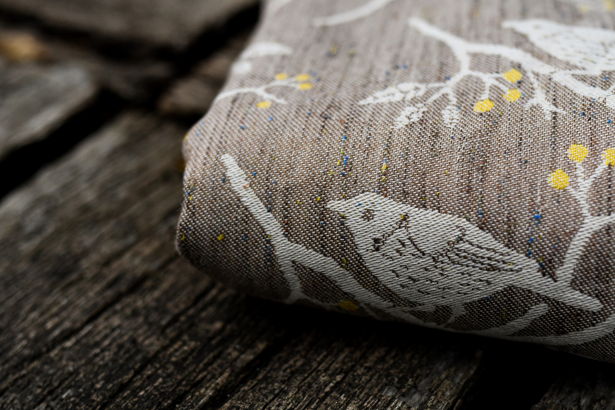 Woven Bliss Lady Bird Touch of ray Wrap (linen, banana fiber, viscose, silk) Image