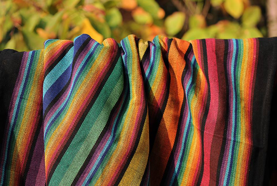Tragetuch Girasol small stripe Rainbow DayDream  Image