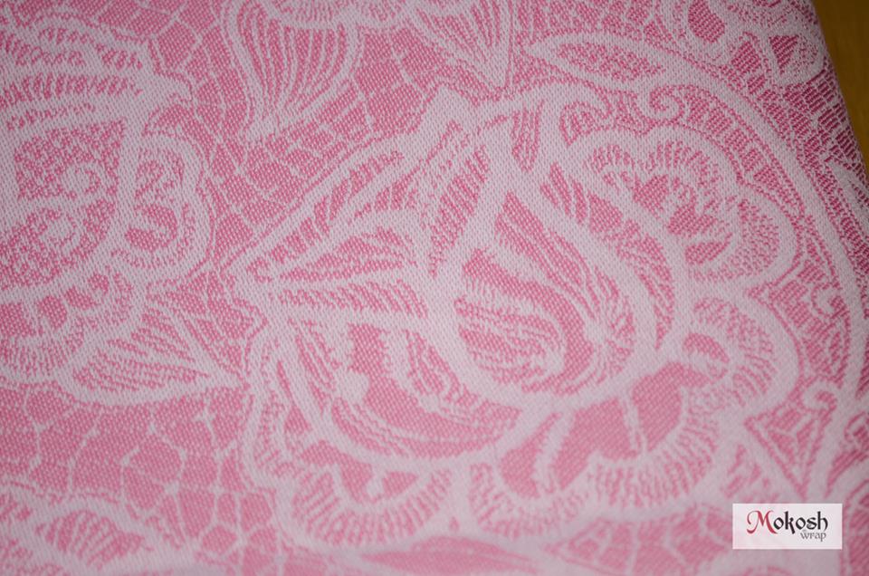 Tragetuch Mokosh-wrap Lace Roses Sakura (Kaschmir) Image