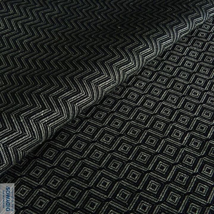 Tragetuch Didymos Domino Dark Linen with Fringes (Leinen) Image