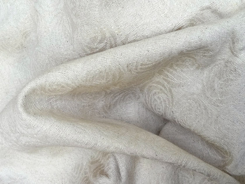 Oscha Roses Vanilla Wrap (wild silk, linen) Image