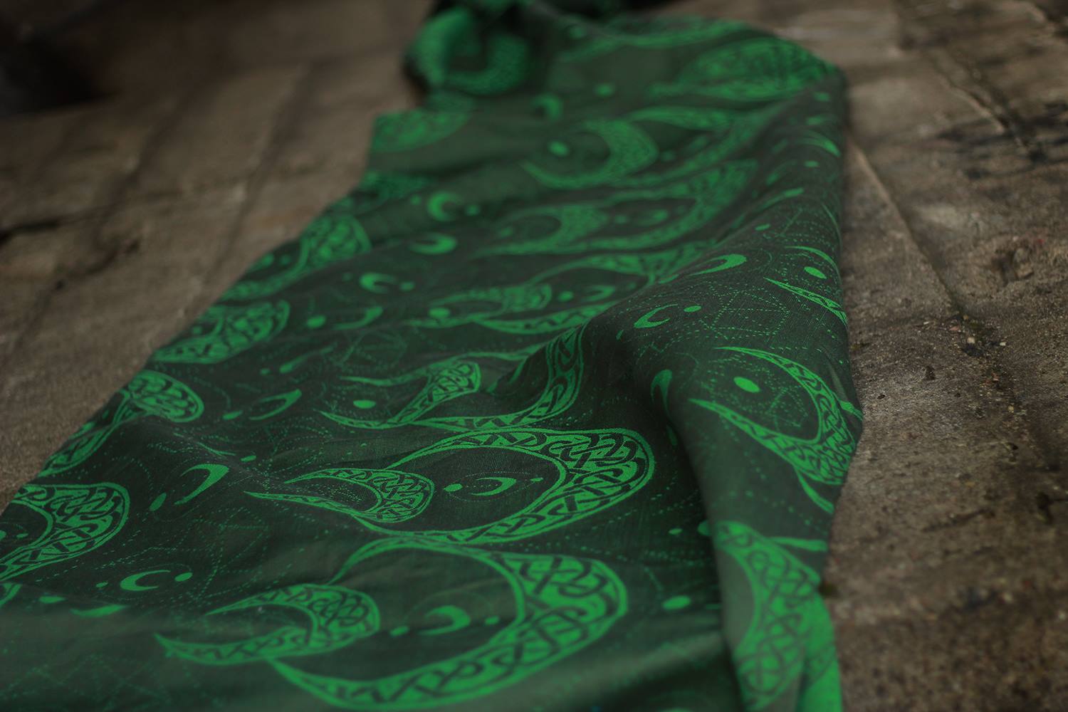 Luluna Slings LUNA FOREST DREAM Wrap (linen, tussah) Image