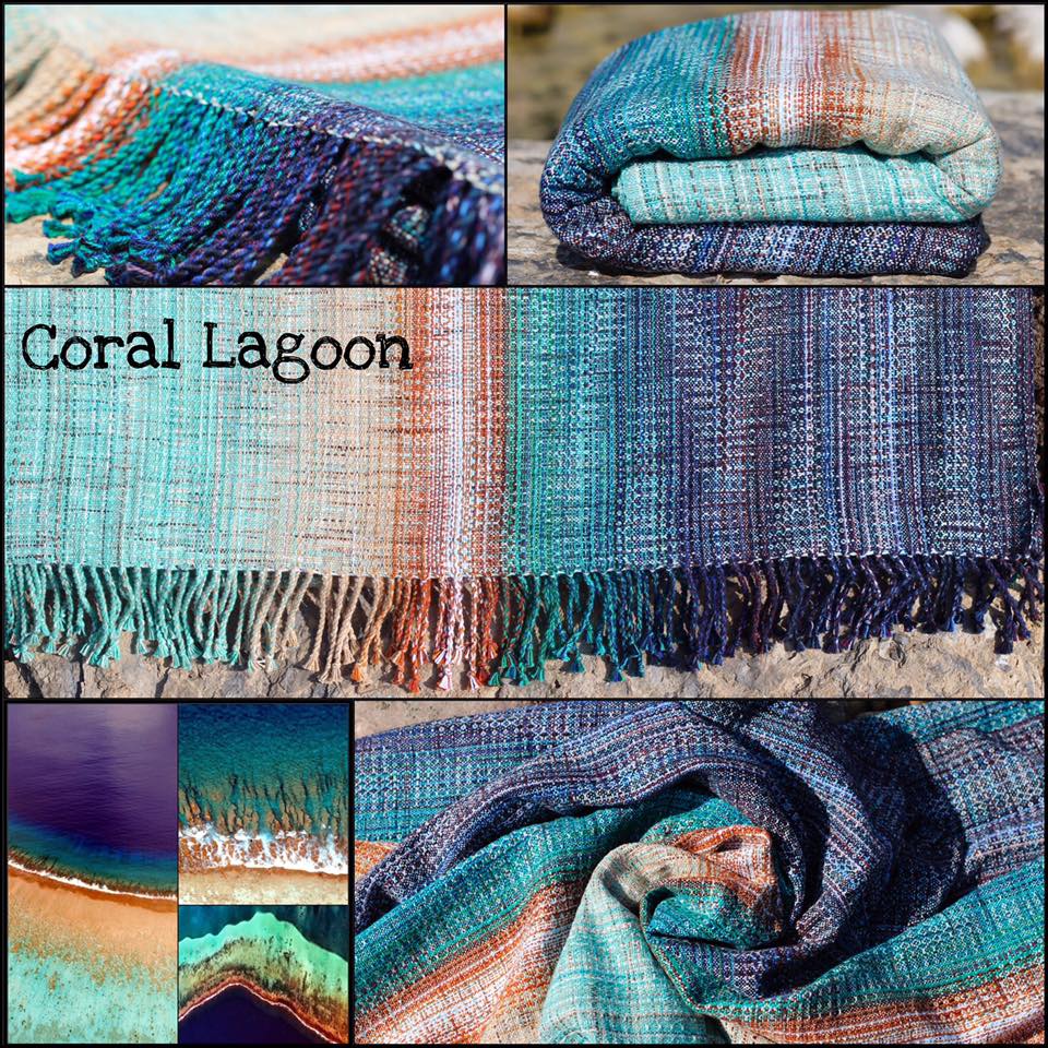 Uppymama Gradation Coral Lagoon Wrap  Image