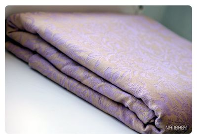 Natibaby Passiflora lila-beige (?) with cashmere Wrap (cashmere) Image