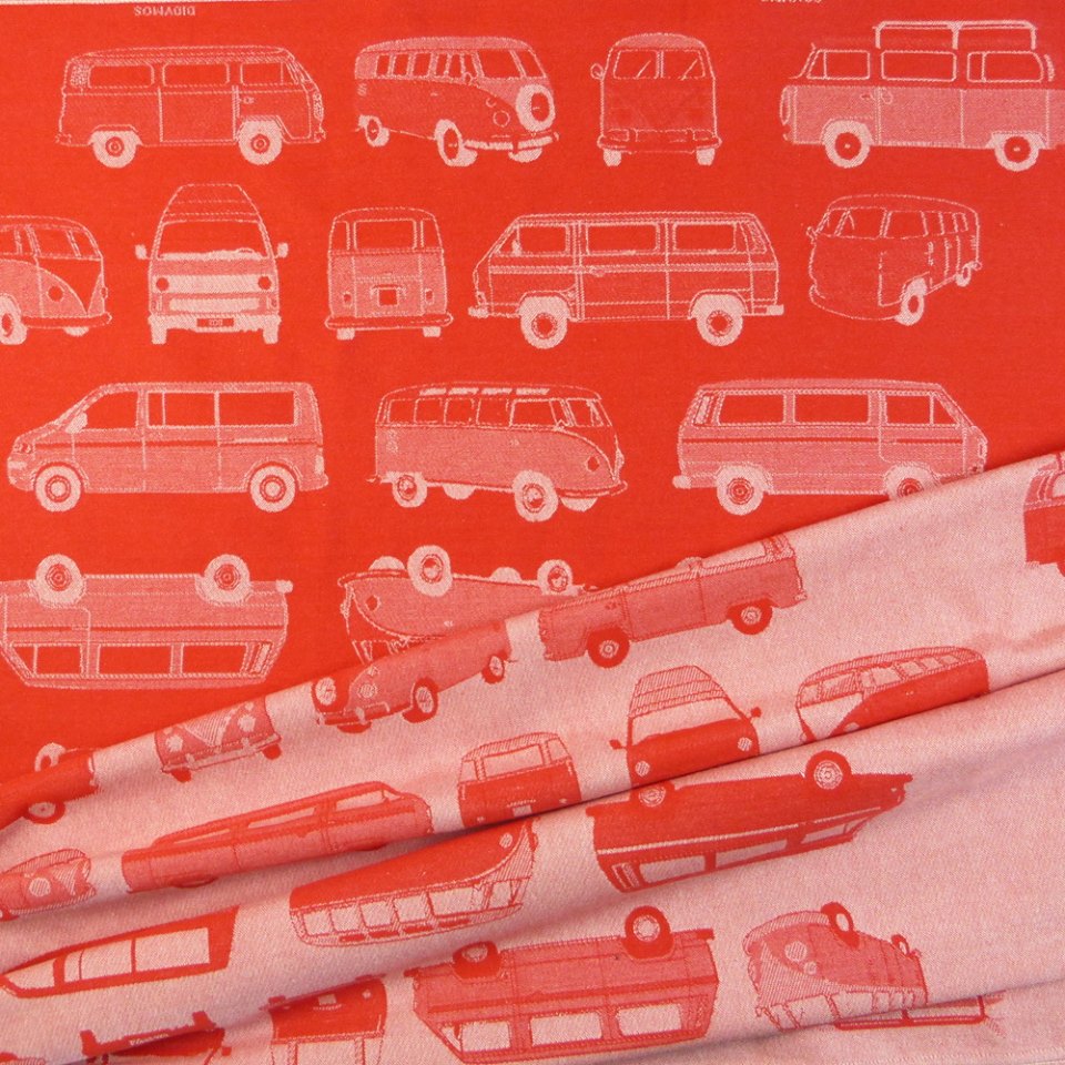Tragetuch Didymos Car Van Parade Red  Image