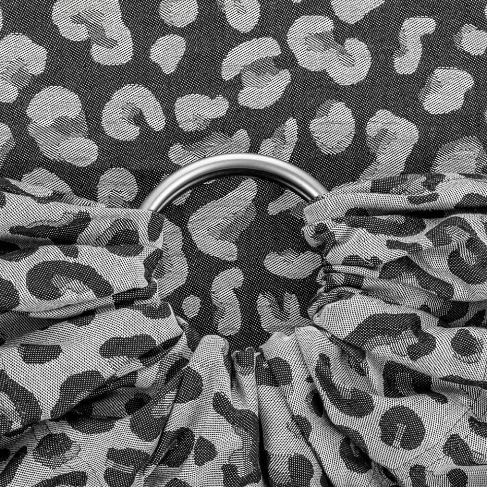 Tragetuch Fidella Leopard Silver (Viskose, Seide) Image