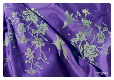 Natibaby Colibri Violet-Green Wrap (linen) Image
