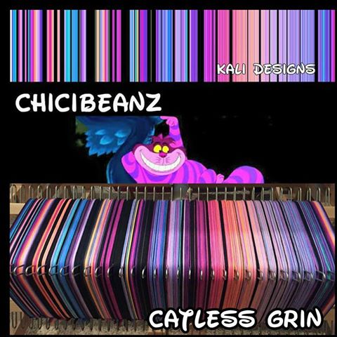 Tragetuch Chicibeanz small stripe Cheshire cat  Image