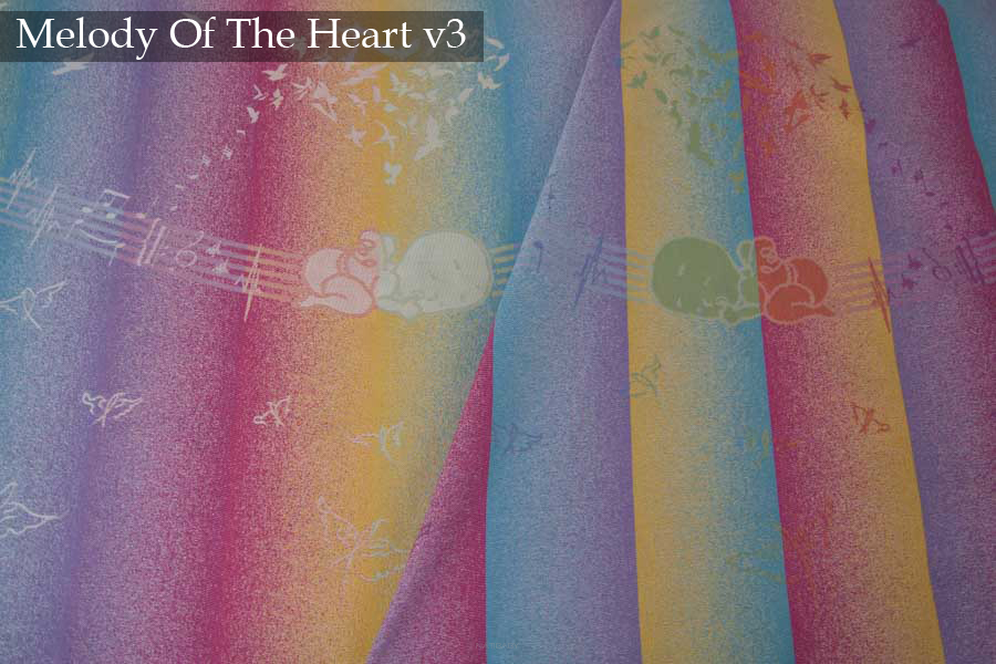 Tragetuch Natibaby Melody Of The Heart v3 (bamboo viscose) Image