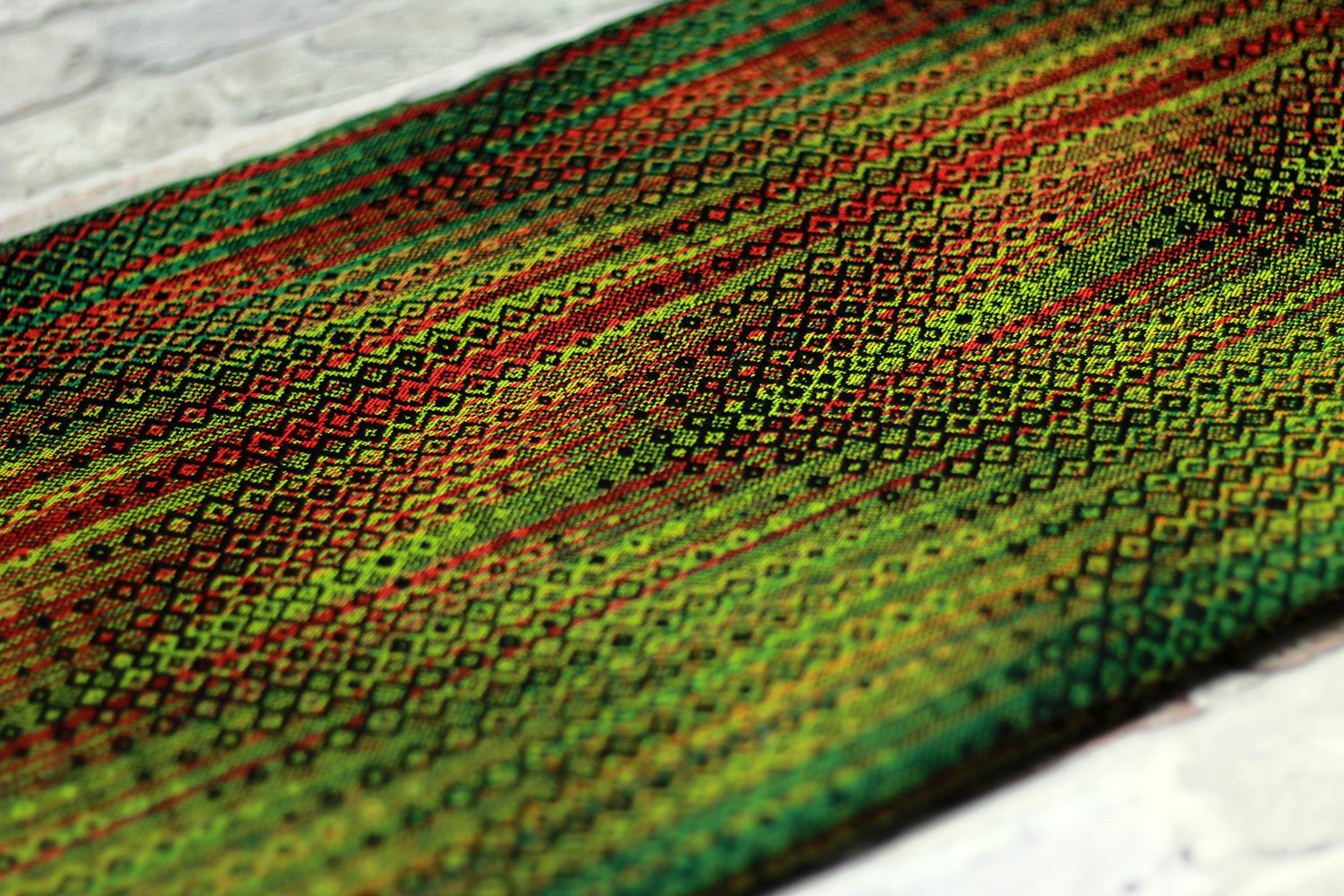 Lolly Wovens orient lace weave Mumbi Nero  Image