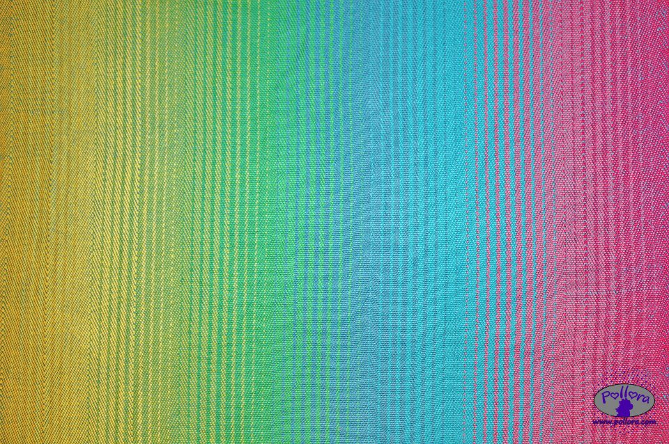 Tragetuch Pollora small stripe Prism blue  Image
