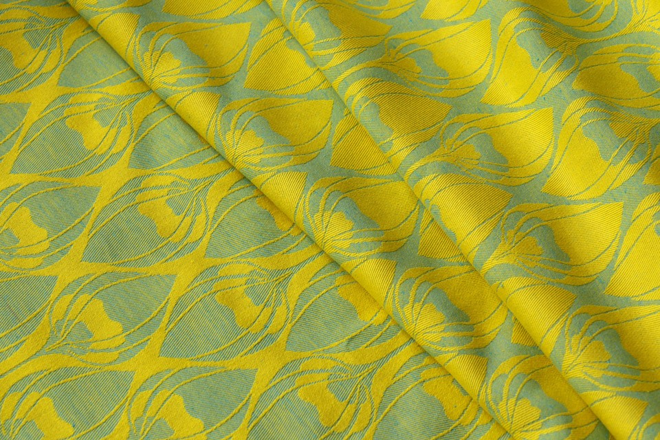 Yaro Slings La Fleur Blue-Yellow Linen (лен) Image