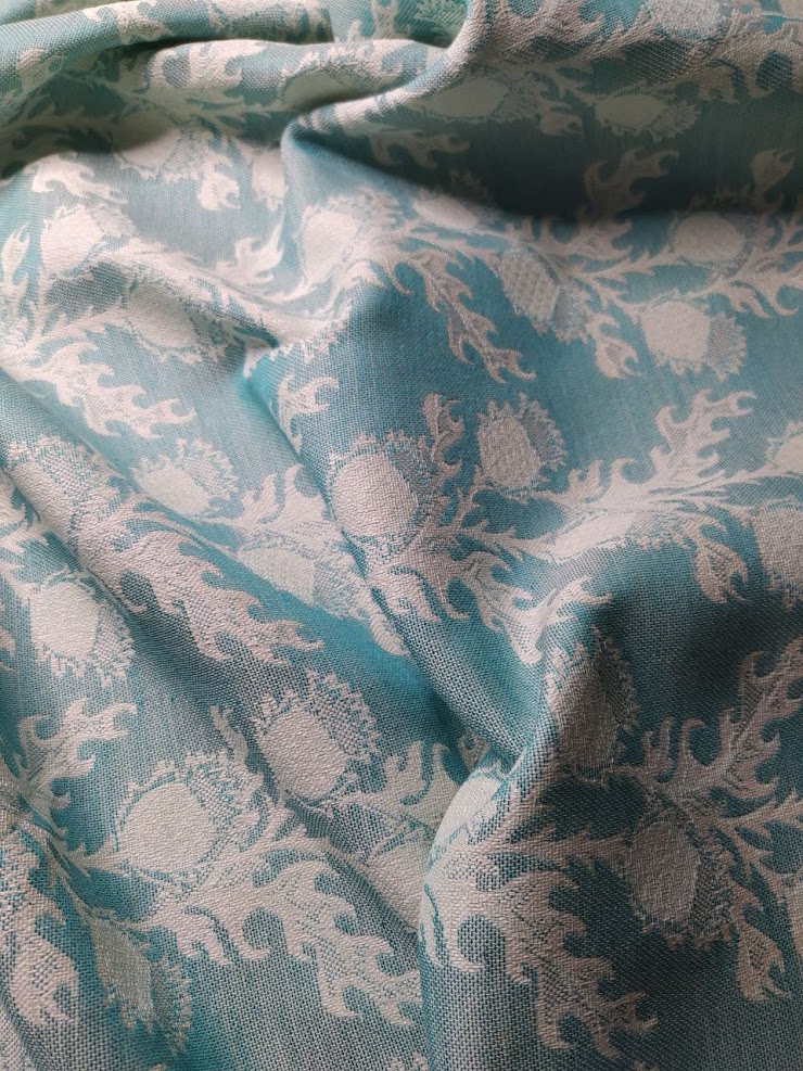 Mokosh-wrap Thistle Velaryon Wrap (mulberry silk, cashmere) Image