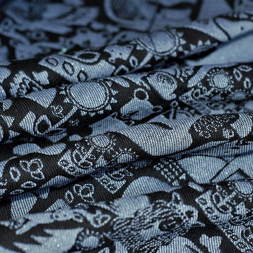 Coco-N Babywearing fashion Scandinavia Sparkle Wrap (merino, silk, glitter) Image