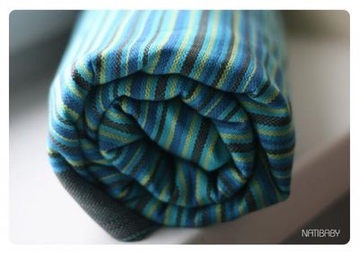 Natibaby small stripe Rhodes/Родос Wrap (wool) Image
