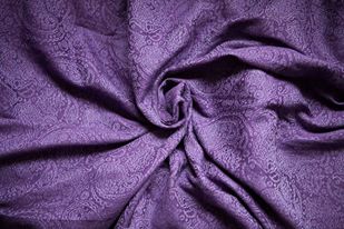 Ellevill Paisley Purple Wrap (linen) Image