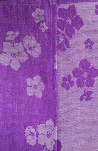 Mum's era Jacquard Фиалки фиолет Wrap (linen) Image