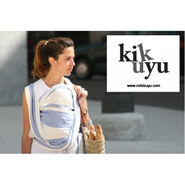 Kikuyu stripe Bleu Wrap  Image
