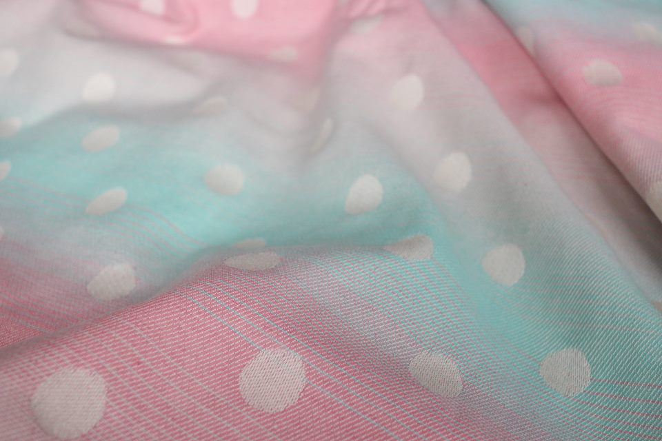 Yaro Slings Polka Dot Dots Pastel Rainbow Wrap  Image