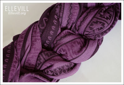 Ellevill Zara Tricolor Purple Wrap  Image