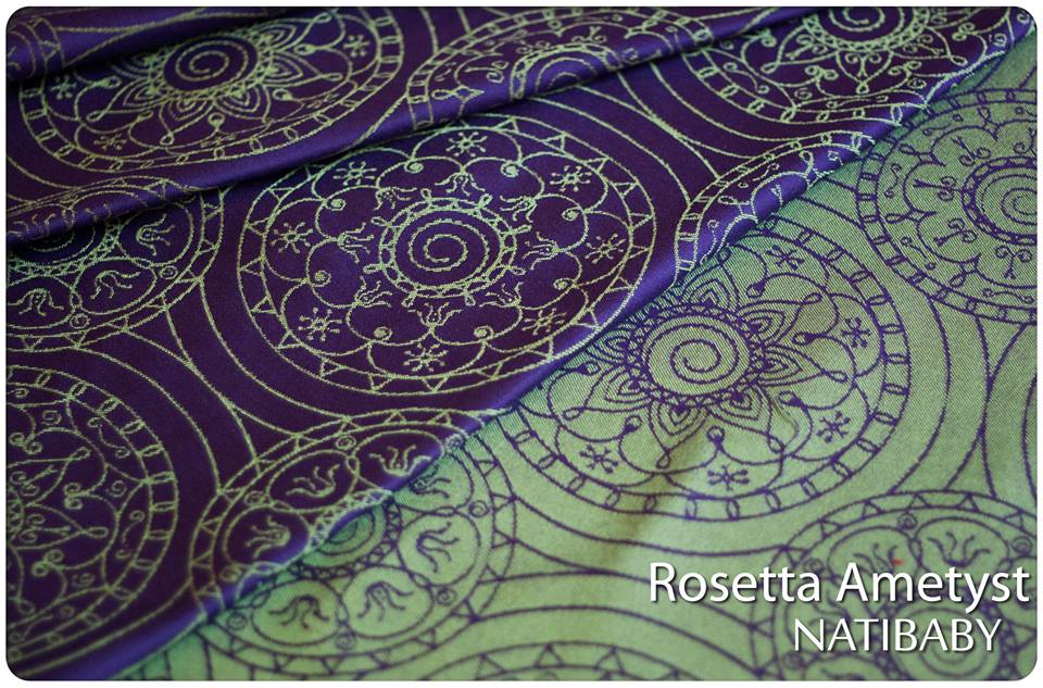 Natibaby ROSETTA AMETYST  Wrap (silk) Image