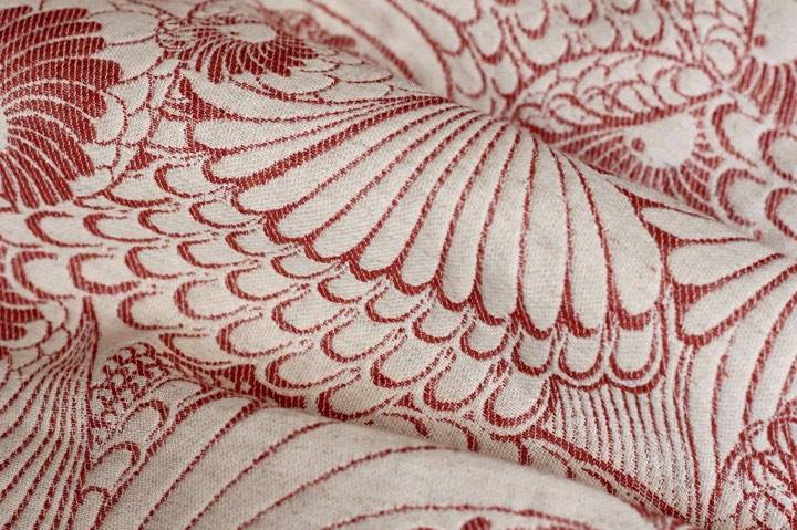 Linuschka Owls Première Wrap (wool, linen, cashmere, silk) Image