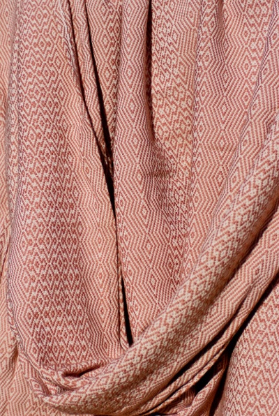 Heartiness Arrakis/Fusion China Rose Wrap (wool, silk, cashmere) Image