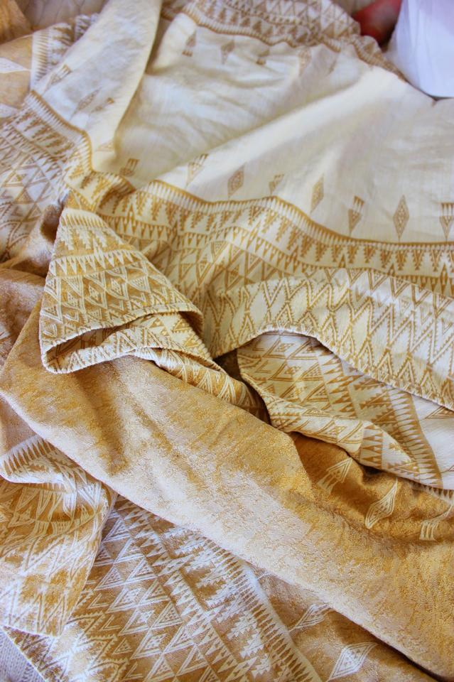 Lawilde Ribbon Gold Wrap (mulberry silk) Image