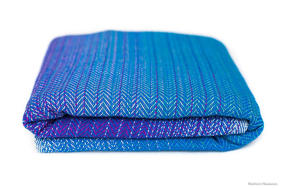 Tragetuch Heartiness M-twill Spring Promise Royal blue (merino) Image