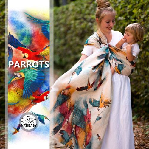 Natibaby Parrots Wrap  Image