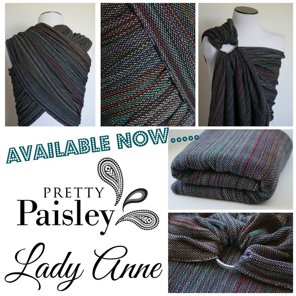 Tragetuch Pretty Paisley Production small stripe Lady Anne  Image