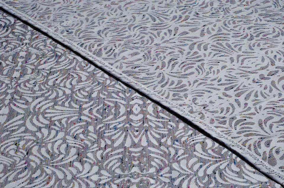 Lovaloom fuzzy Petalon Confetti Wrap (wool, viscose, silk) Image