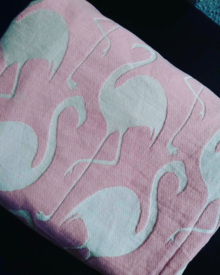 Tragetuch Woven Bliss Flamingos Dignified Flamingo  Image