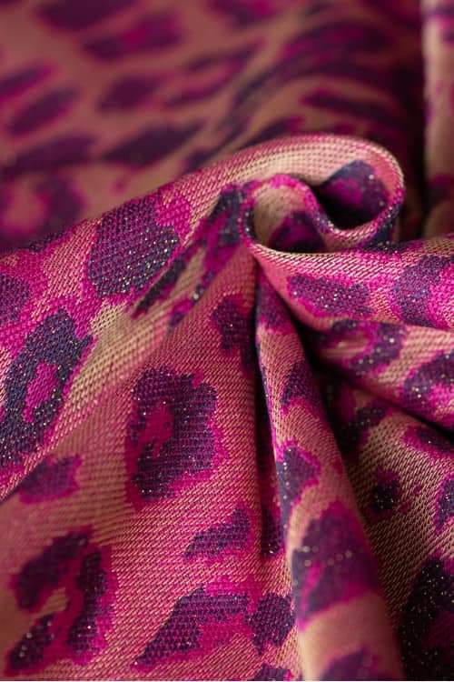 Artipoppe Oh my leopard Wrap (merino, mulberry silk, glitter) Image