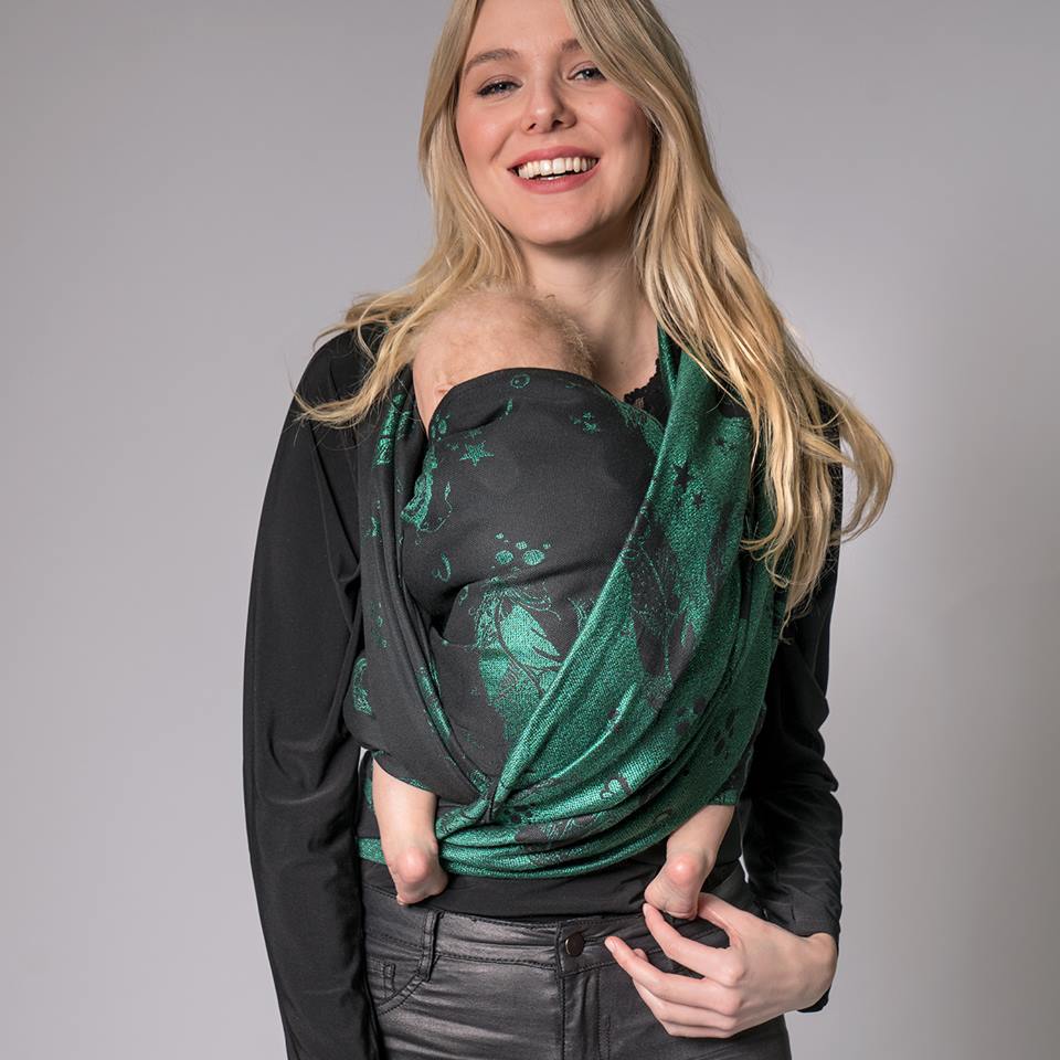 Kokadi Smaragd Federn Wrap (tencel, polyester) Image