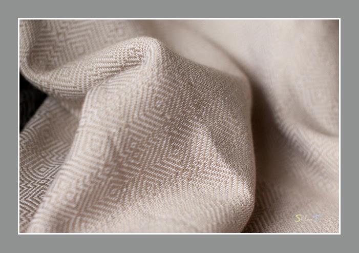 Ethnic Seasons Symbol Creme Brulee Wrap (cashmere, silk) Image